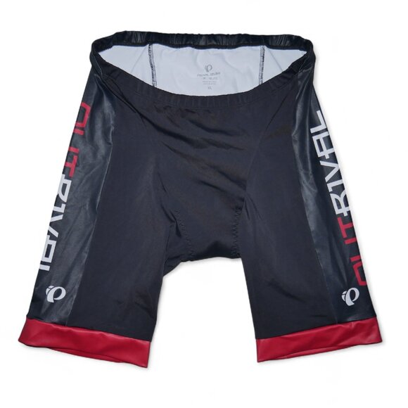 Pearl Izumi Elite Padded Cycling Shorts Women’s Size XL Tri Race Fit Black/Red - Picture 1 of 7